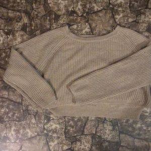 Cropped sweater